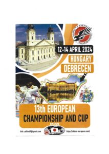 13th European championship and European Cup @ Hodos Imre Sport Hall