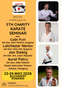 5th Charity Karate Seminar (Bucharest, Romania) @ Sala de Sport "Gabriela Szabo"